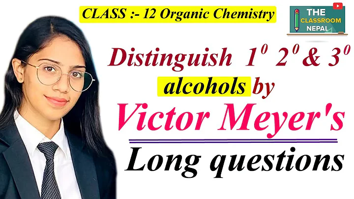 Victor Meyer's Method || Distinction of Primary 1,...
