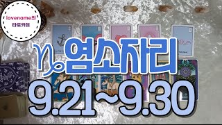 [타로/별자리운세] ♑염소자리♑【9/21~9/30】 운의 흐름