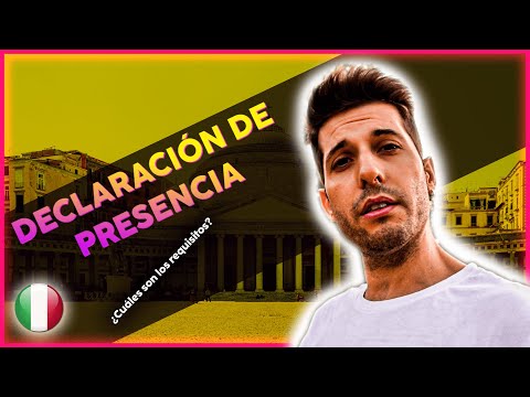 DECLARACIÓN DE PRESENCIA en ITALIA ?? Me pueden solicitar dinero⁉️ Cuánto ?? me pueden solicitar⁉️