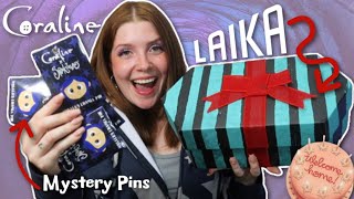 Coraline Mystery Pin UNBOXING & A SPECIAL Gift From LAIKA Studios!π