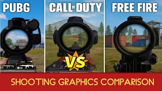PUBG vs Call of Duty vs Free Fire 🔥 Shooting Graphics Comparison | Best Mobile Game Graphics 2025! screenshot 3