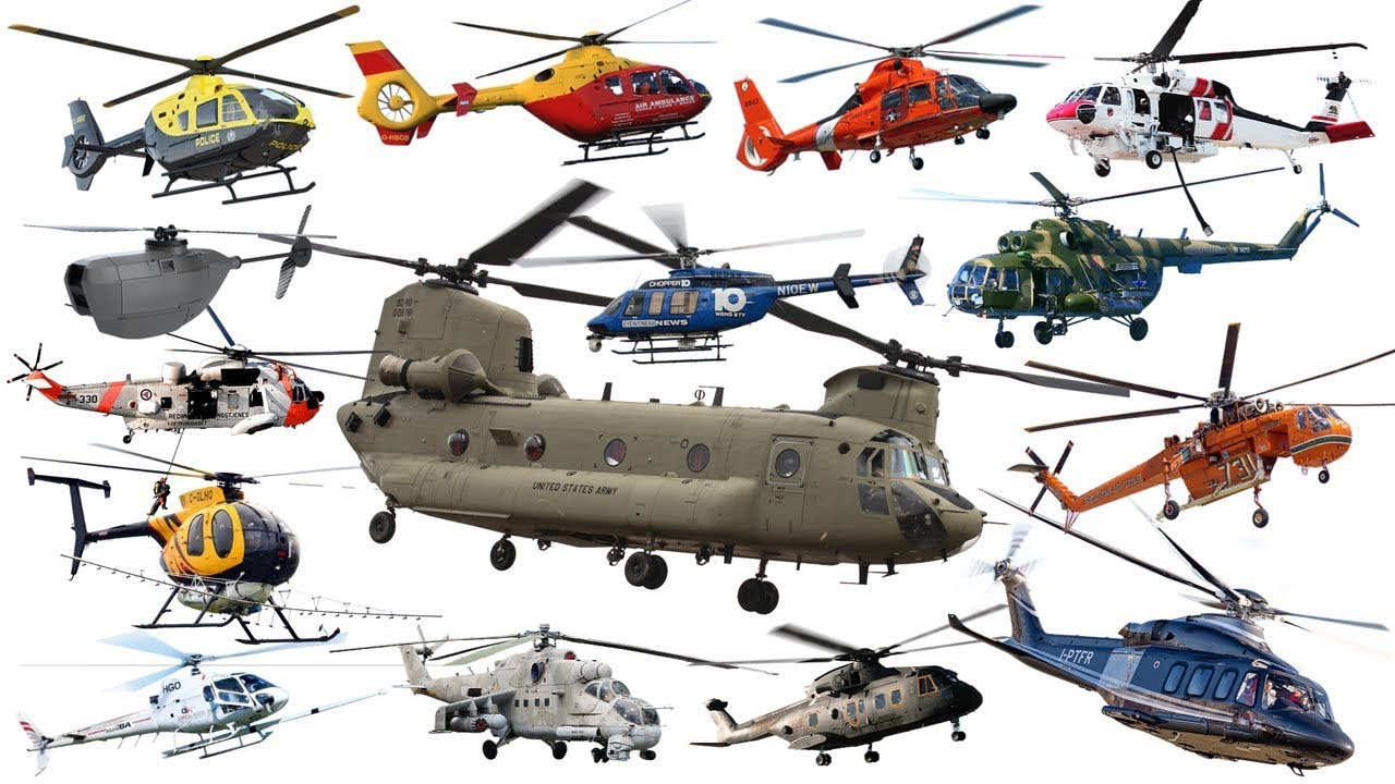 Types HELICOPTER  - List of Air Vehicles | Ambulance, Coastguard, Police, Military Helicopter.