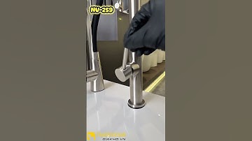 Vòi Rửa Chén Nóng Lạnh Inox 304 Navier NV-259  #thietbivesinh #homedecor #home #trending  #thinhhanh