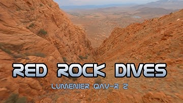 Lumenier QAV-R 2 + DJI Digital | Cinematic Freestyle FPV: Relaxing Red Cliff Sunset Dives