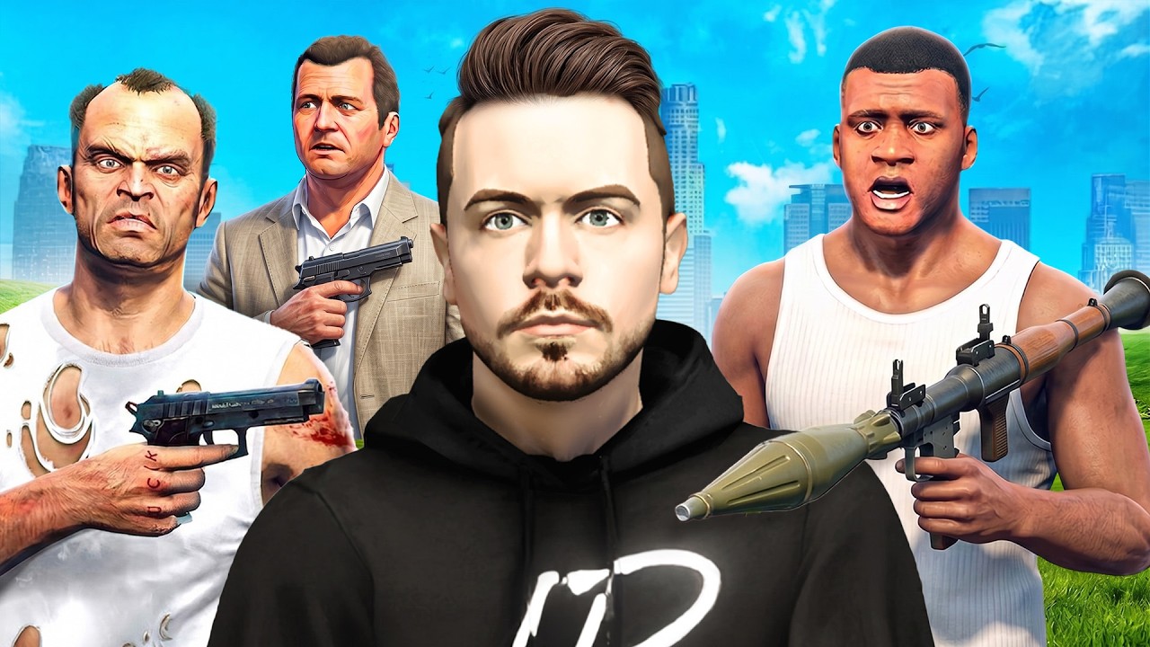 GTA 5 - IDzock vs FRANKLIN, MICHAEL & TREVOR!!