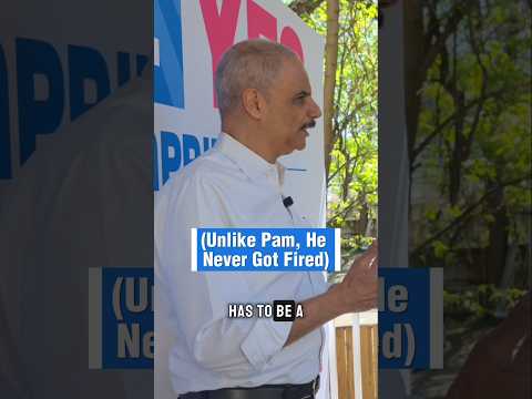 I asked Obama's former Attorney General, Eric Holder, what he thought about Pam Bondi getting fired