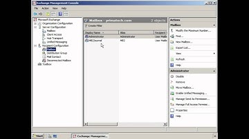 How to Create a Journal Recipient in Exchange 2007