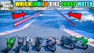 GTA 5 | WHICH INDIAN BIKE CROSS THIS DEEP WATER CHALLENGE ? | ANMOL GAMEX