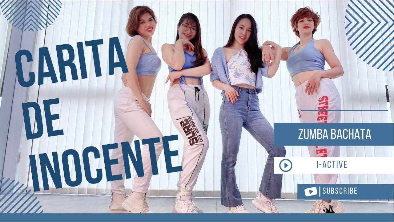 CARITA DE INOCENTE | Zumba BACHATA | Zumba I-Active - YouTube