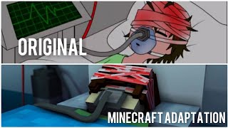 FNAF : I'M SORRY  Original vs Minecraft Remake  Animation Comparison
