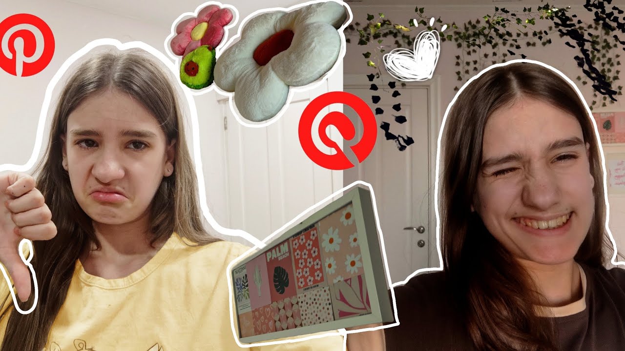 ПЕРЕДЕЛЫВАЮ КОМНАТУ КАК В PINTEREST 🪻🎀/переделка комнаты за 3 дня