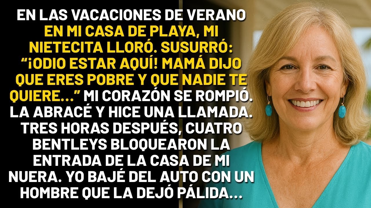 “¡Mamá dijo que eres pobre y una solterona!” lloró mi nieta  Entonces llegué a la casa de mi nue