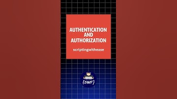 Authentication and Authorization #iam #authentication #authorization