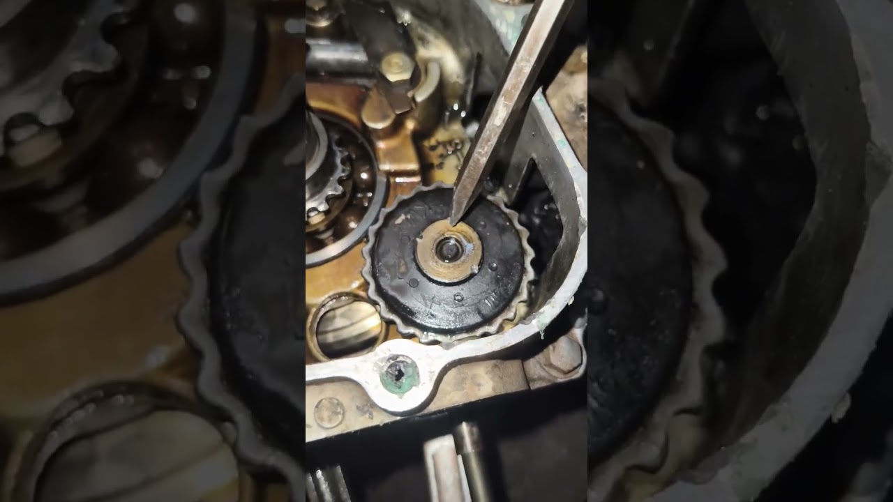 membuat gear pompa oli Revo.