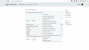 Build SQL queries instantly with AI⚡
