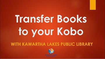 Transfer Books to your Kobo from cloudLibrary