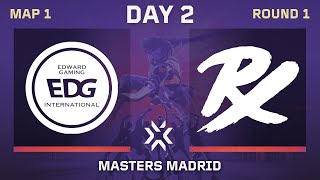 PRX vs. EDG - VALORANT Masters - Swiss - Map 1