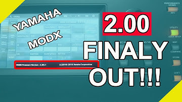 YAMAHA MODX 2.0 Firmware UPDATE TUTORIAL