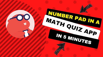 Making a Number Pad in 5 minutes | Thunkable Math Quiz App | codeswept