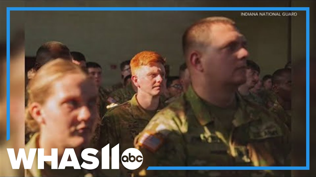 Indiana National Guard arrives in Washington DC