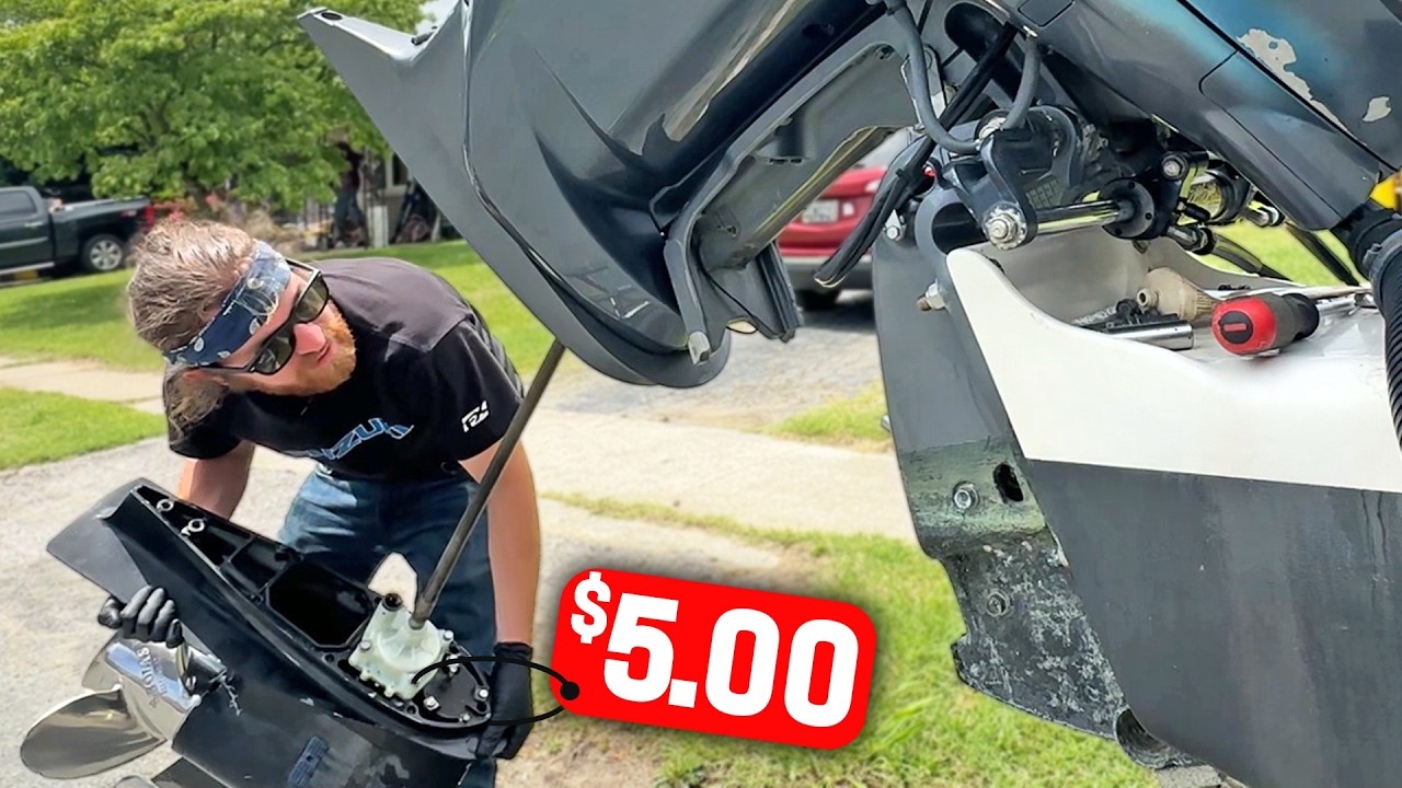 Эта деталь стоимостью 5 долларов поможет предотвратить стук в вашем подвесном моторе Yamaha.