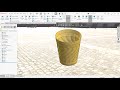 Cup with Twisted Lines in SolidWorks