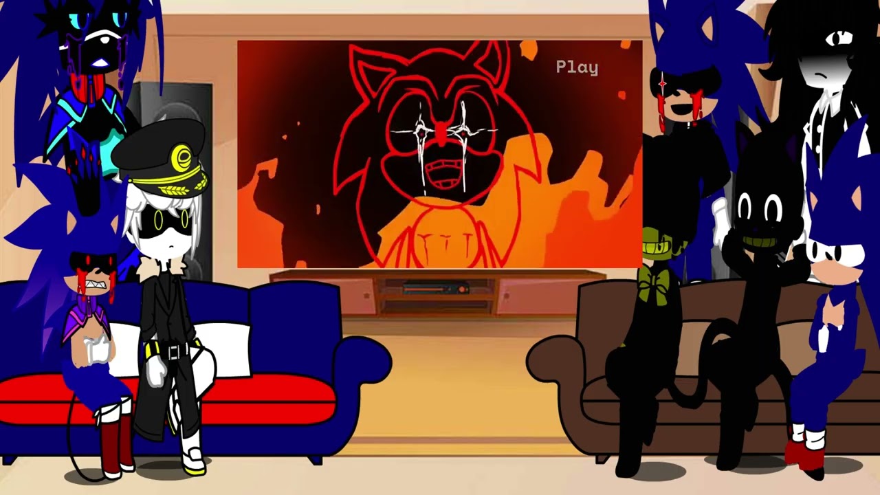 Fandoms react to Drop and Roll fnf