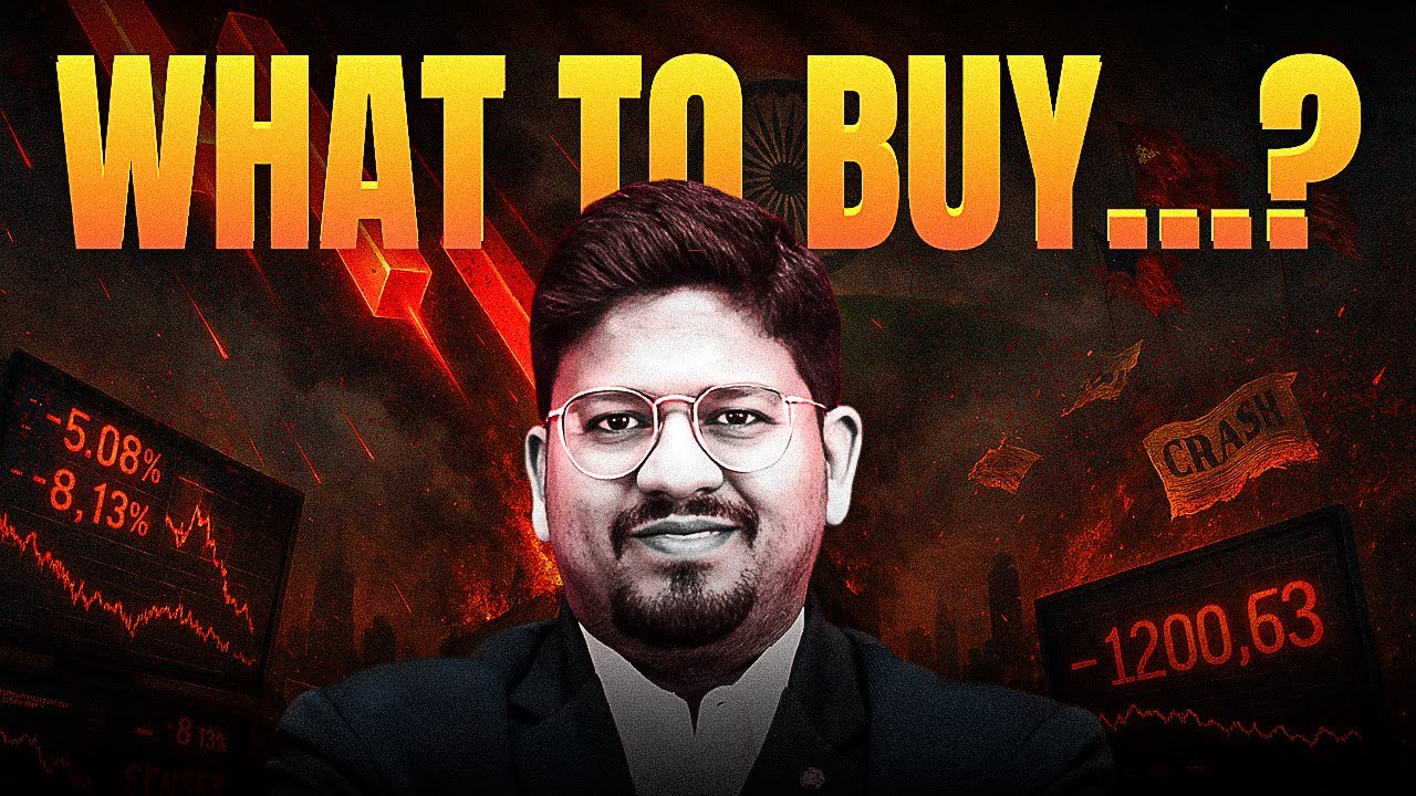 Indian Market Crash: Panic or Opportunity? What to Buy Now! | #stockmarket #crach #marketcrash2025