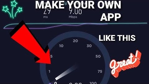 How to make your own INTERNET speed tester by using MIT APP INVENTOR |TECHGAMING ZONE