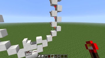 Minecraft Tutorial - 1 Wide Zipper Tower Elevator - 1.5.2+