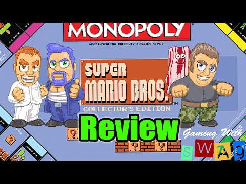 Super Mario Bros Monopoly Board Game - Unboxing and Review - Gaming With  Swag 