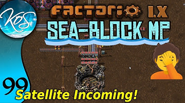 Factorio Seablock 99 - SATELLITE INCOMING | MP with Mathias