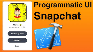 Programmatic UI   Snapchat Profile Card - Swift 5.2