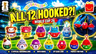 NEW ALL 12 McDonalds Squishmallows FIFA World Cup 26 With Hooks Up Close Full Showcase
