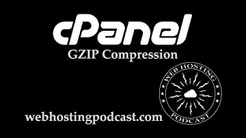 cPanel Beginner Gzip Compression