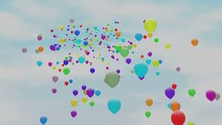 Balloons Floating Away