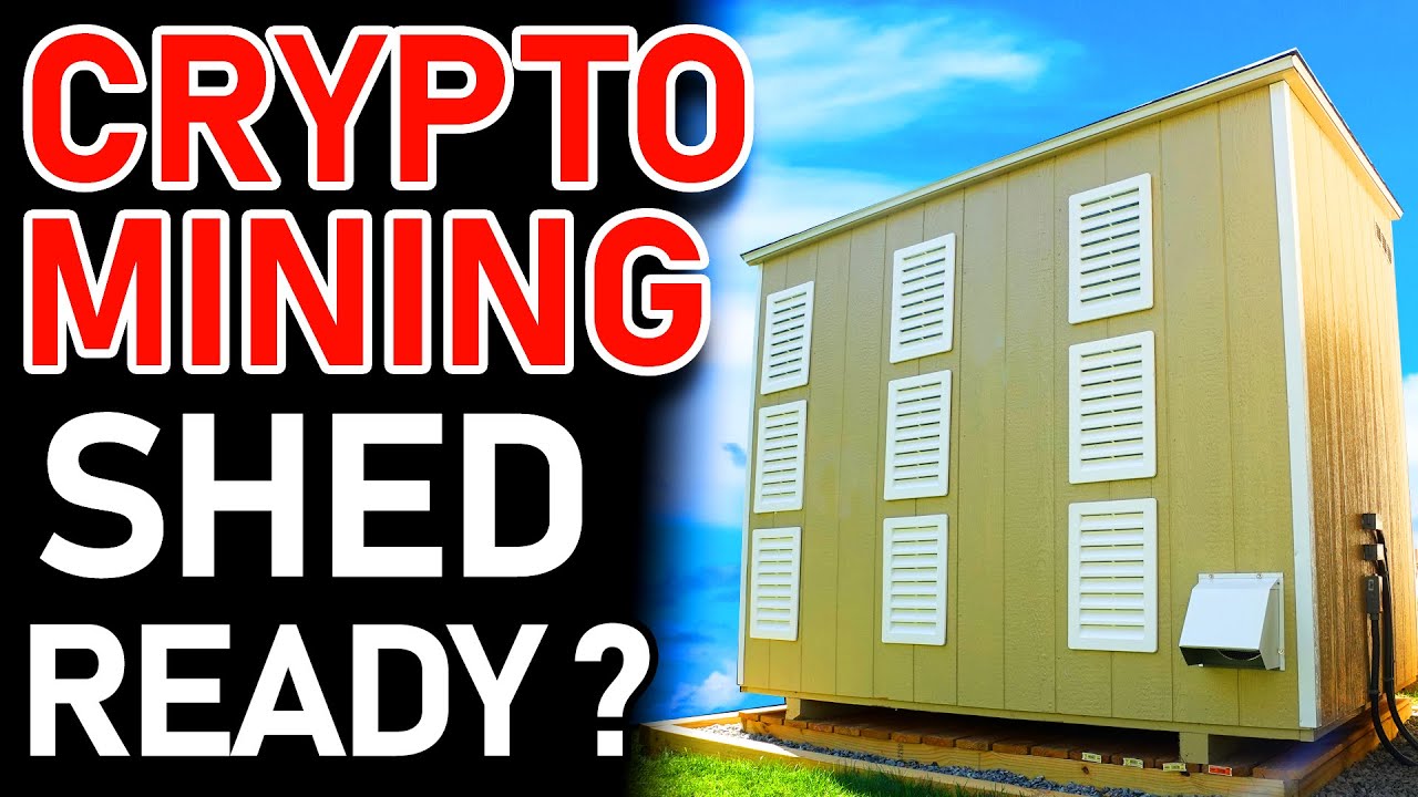 crypto mining shed for sale