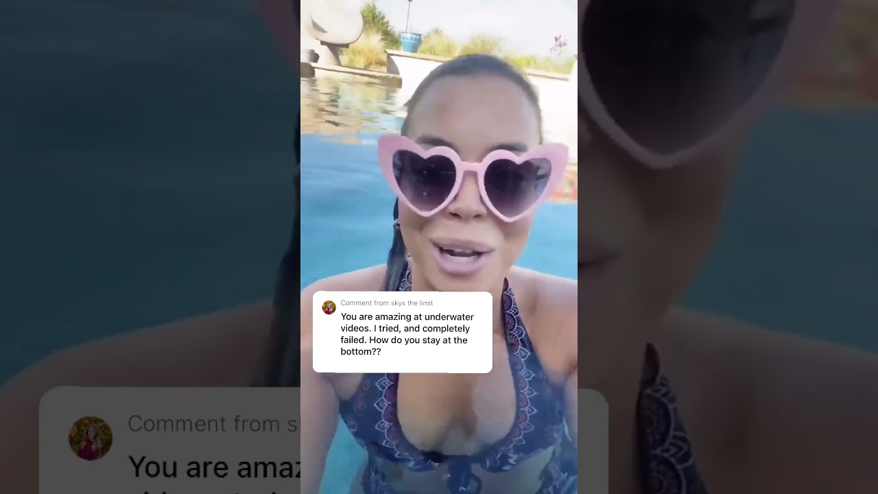 How do you stay at the bottom? Blow bubbles! (had to repost) 