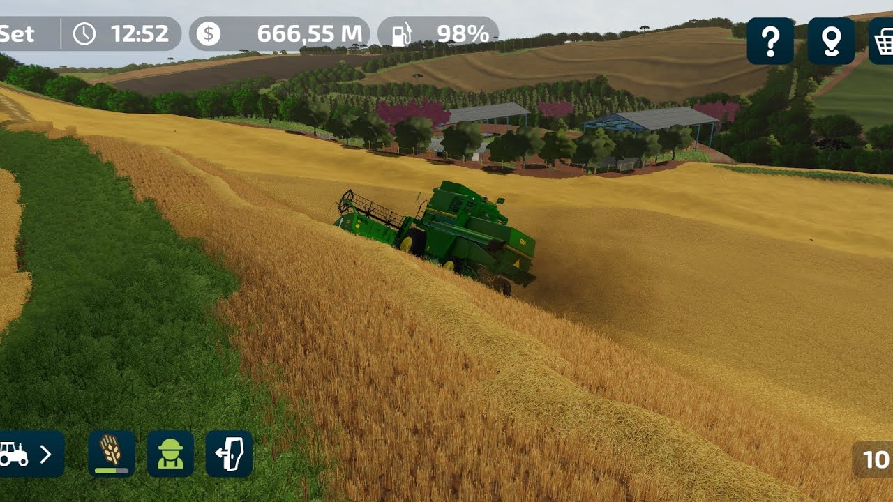 Colheita de trigo Nova Fantinati Foliagem realistas FS23 Mais Info na Descrição!