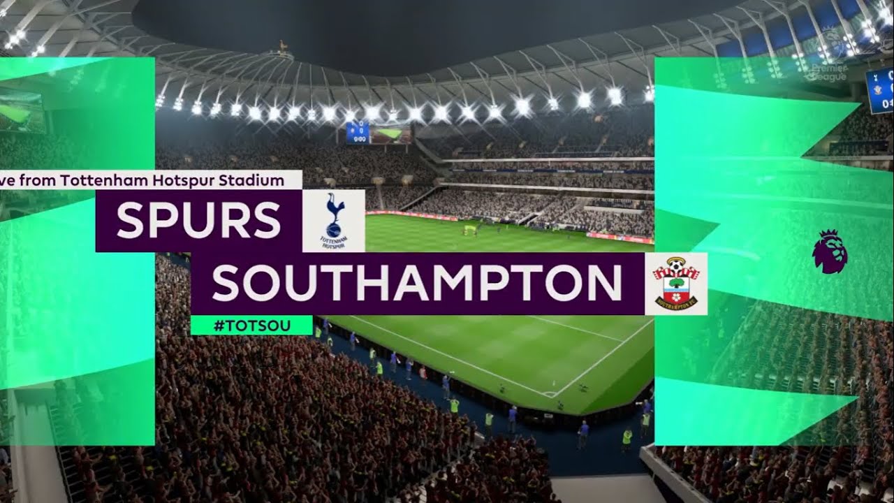 Tottenham vs Southampton - FIFA 20 (Full Gameplay) - YouTube