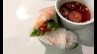 Vietnamese Shrimp Wraps With Shallot Dipping Sauce