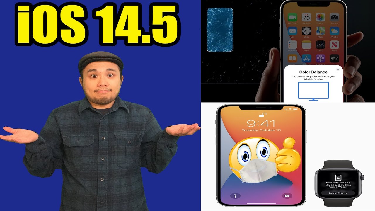 Testing iOS 14.5 - Unlocking Your iPhone With Apple Watch & Apple TV Color Balance Feature