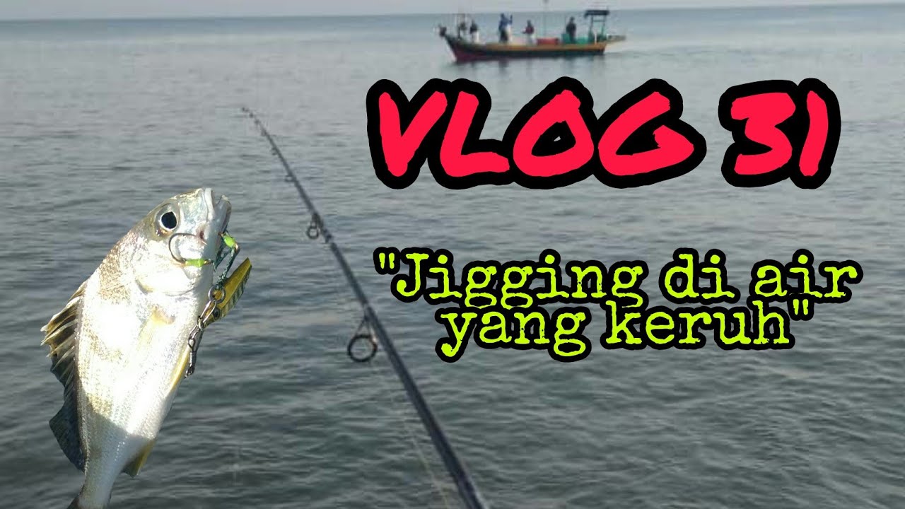 Pertama Kali Strike Ikan Gerut-Gerut On Landbase Jigging | Ultralight Fishing Malaysia