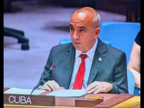 Cuba UN Ambassador Ernesto Soberon