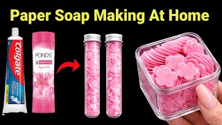 Homemade paper soap making kit/homemade paper soap/How to make paper soap/paper soap making/#soap