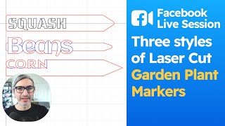 Facebook Live Session #8: Three different ways of making Laser Cut Garden Plant Markers
On this is a facebook live session we revisit and old project, making garden markers, and try in several different styles using some new tools that have been added to Cuttle (weld and score and warped text). Each version uses a text parameter so you can simply change the text and the design stays consistent.
You can also find and share this video on facebook at: https://www.facebook.com/1335451076/videos/2696216760525836/
Cuttle is a web-based design tool for laser cutting. https://cuttle.xyz
#lasercutting #weldandscore #parametricdesign Facebook Live Session #8: Three different ways of making Laser Cut Garden Plant Markers