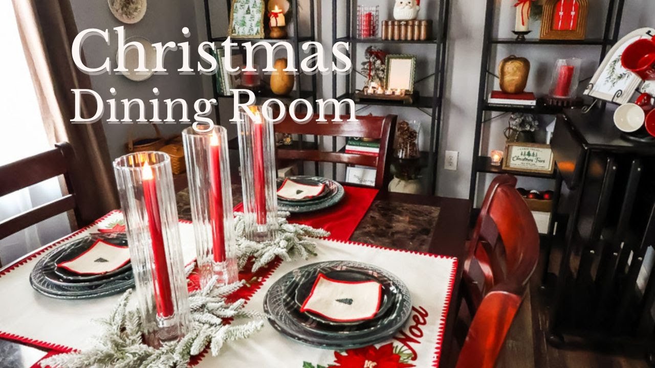 Уютный рождественский декор для столовой | Арочные полки и идеи оформления стола