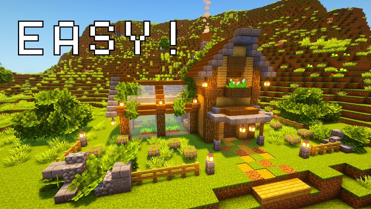 Minecraft: How To Build A Starter House | Tutorial - YouTube