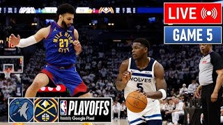 Minnesota Timberwolves vs Denver Nuggets Western Semi Conference Finals Game 5 May 15,2024