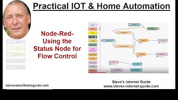 Node-Red Using the Status Node for Flow Control